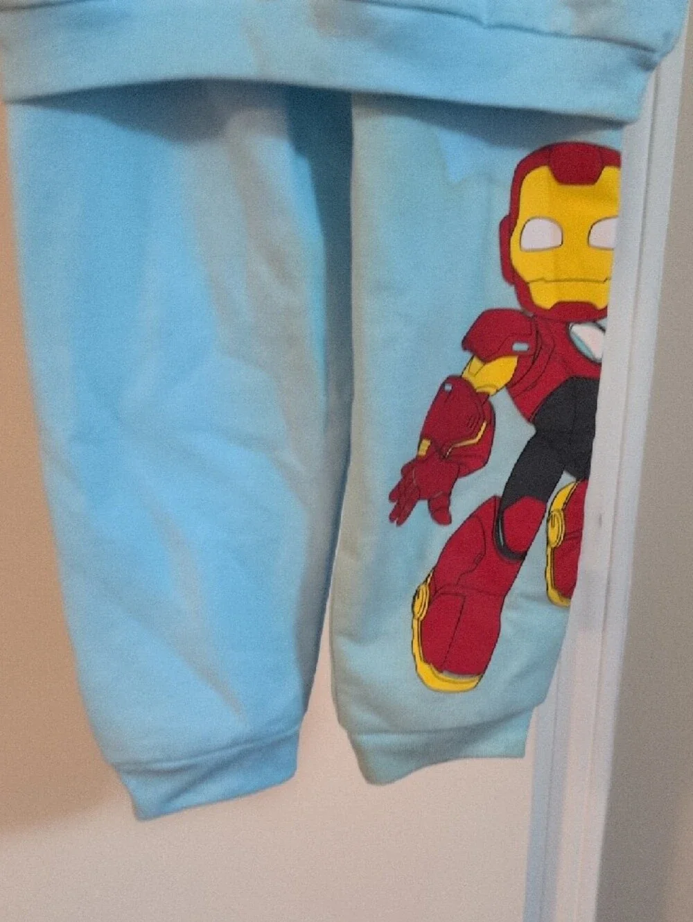 Light Blue Kids Marvel Sweatshirt & Joggers - Picture 4 of 9